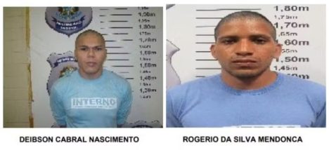 Presos que fugiram do presídio federal em Mossoró