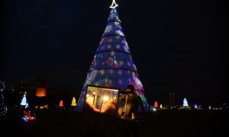 Esplanada dos Ministérios recebe iluminação especial para o Natal, Projeto Brasília Iluminada