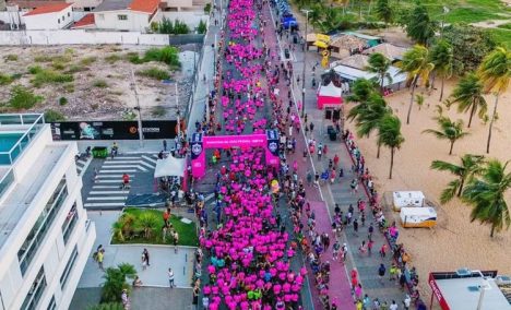 Prova de corrida em que idosa morreu em João Pessoa - (Foto: Reprodução/Redes sociais/@maratonadejoaopessoa)