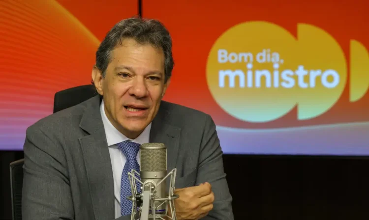 Brasília (DF) 07/10/2025 O ministro da Fazenda, Fernado Haddad,  participa do programa Bom Dia, Ministro Foto: Fabio Rodrigues-Pozzebom/ Agência Brasil