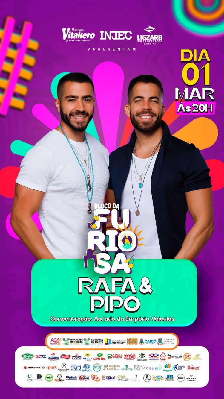 RAFA E PIPO E FURIOSA 750