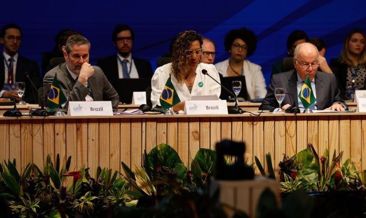 Rio de Janeiro(RJ), 23/07/2024 - O ministro das Relações Exteriores, Mauro Vieira, e a ministra da Igualdade Racial, Anielle Franco, participam da sessão