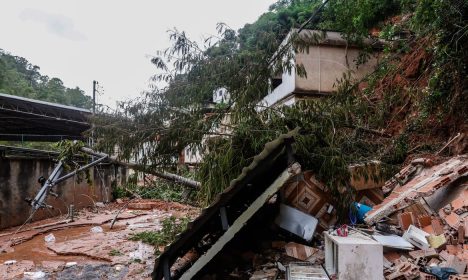 01/03/2026 - Juiz de Fora(MG) - Bairro Três Moinhos, um dos mais afetados pelas fortes chuvas com deslizamentos, desmoronamentos e desalojados. Foto: Tânia Rego/Agência Brasil