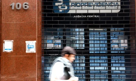 Rio de Janeiro (RJ), 23/01/2026 - Fachada de agência do Fundo Único de Previdência Social do Estado do Rio de Janeiro (Rioprevidência). Foto: Tânia Rêgo/Agência Brasil