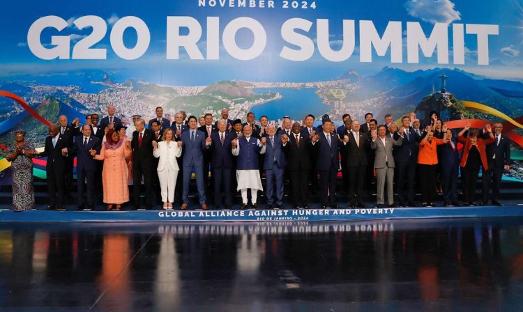 Rio de Janeiro(RJ), 19/11/2024 - Fotografia oficial final do G20.  Foto: Tânia Rêgo/Agência Brasil