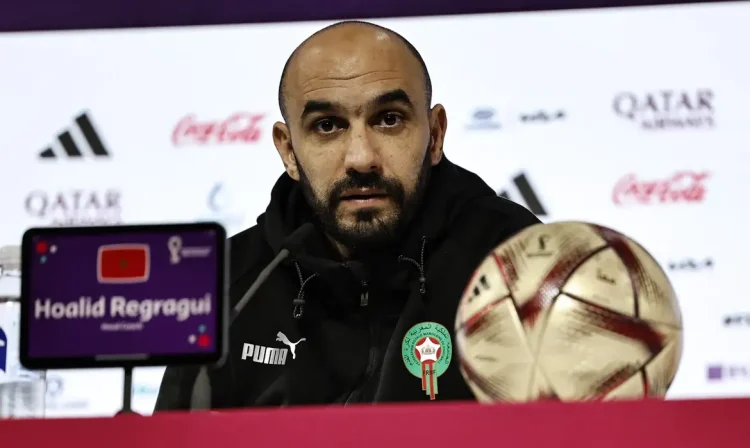 Técnico do Marrocos Walid Regragui 
13/12/2022  REUTERS/Hamad I Mohammed