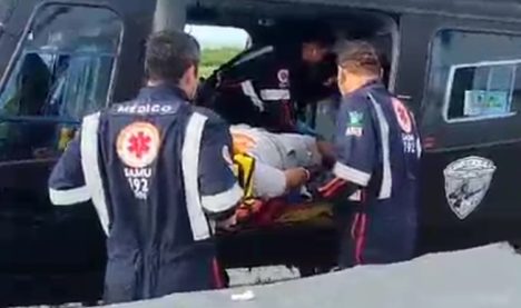 Resgate de criança com aeronave em Caicó