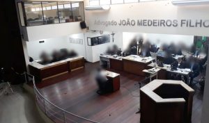 Salão do Juri no Fórum Miguel Seabra Fagundes
