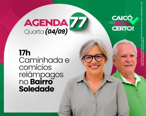 SANDRA KELLY AGENDA 04 DE SETEMBRO blog