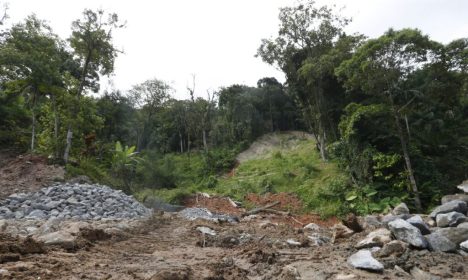 São Sebastião SP 19/02/2024 .Há um ano, chuvas provocaram deslizamentos em São Sebastião provocando dezenas de mortes.  Foto Paulo Pinto/Agência Brasil