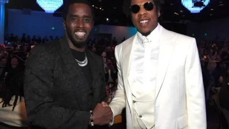 Sean Diddy e Jay z Kevin Mazur Getty Images para a Recording Academy 1024x828