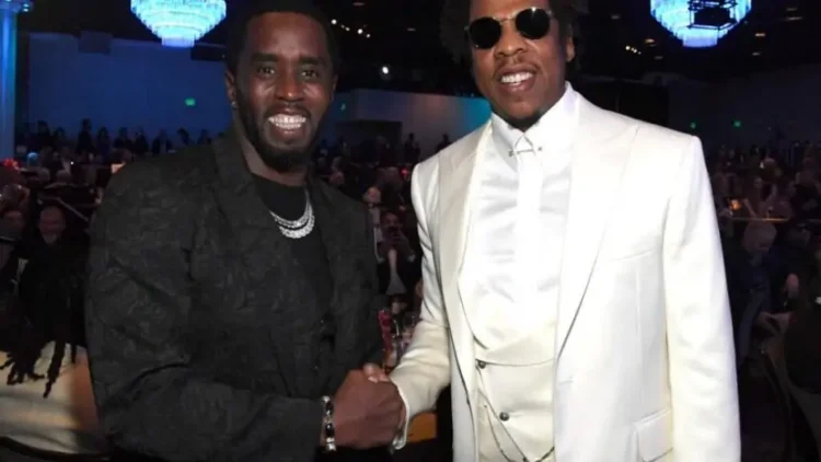 Sean Diddy e Jay z Kevin Mazur Getty Images para a Recording Academy 1024x828