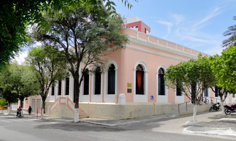 Secretaria de Cultural, de Caicó, localizada ao lado da Praça da Igreja do Rosário