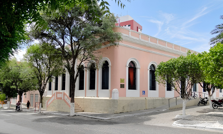 Secretaria de Cultural, de Caicó, localizada ao lado da Praça da Igreja do Rosário
