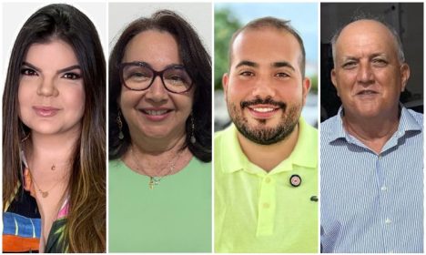 Cinthia Lelis, Régia Araújo, Alan Rangel e Miltão
