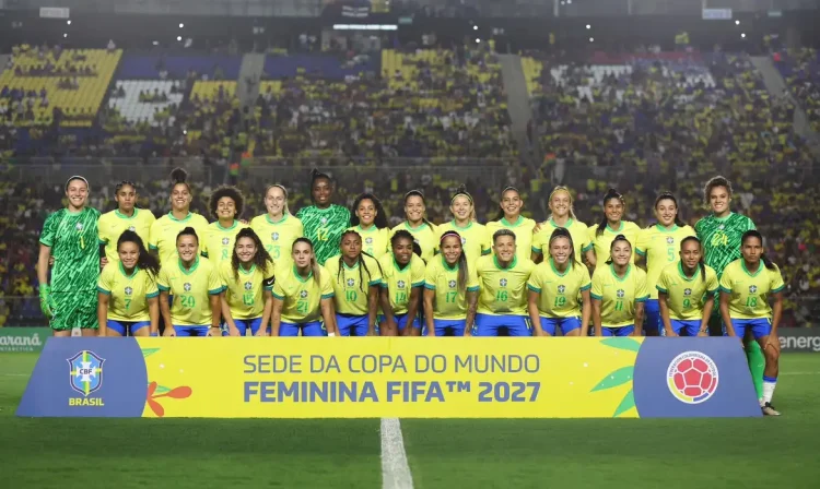 Seleção brasileira feminina de futebol - amistoso contra Colômbia - novembro/2024