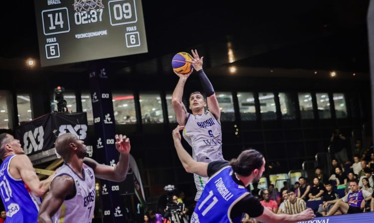 Brasília (DF),  12/04/2026 -   Seleção masculina se classifica para Copa do Mundo de basquete 3x3.
Foto: Fiba/Divulgação