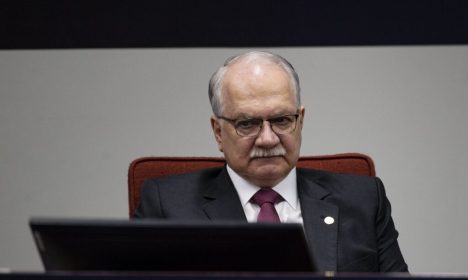 Brasília (DF), 05/10/2023 - O vice-presidente do Supremo Tribunal Federal (STF), Edson Fachin, participa do seminário 35 anos da Constituição Federal, no STF. Foto: Marcelo Camargo/Agência Brasil