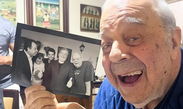 rio de Janeiro-RJ- 14/07/2024 Jornalista, compositor e grande personagem carioca, Sergio Cabral morreu neste domingo (14), aos 87 anos. Pai do ex-governador Sergio Cabral.Foto reprodução/Instagram/sergiocabral_filho