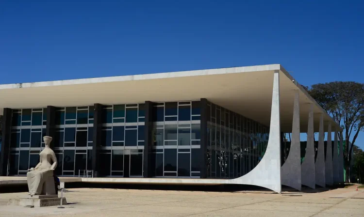 Fachada do edifício sede do Supremo Tribunal Federal - STF