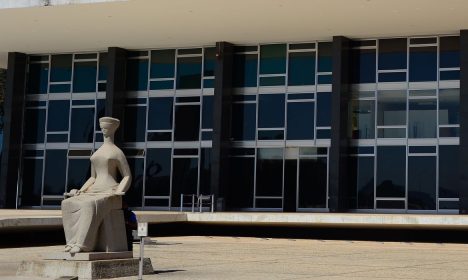 Fachada do edifício sede do Supremo Tribunal Federal - STF