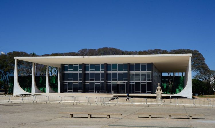 Fachada do edifício sede do Supremo Tribunal Federal - STF