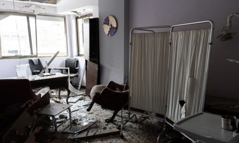 Teerã, 24/03/2026 - FOTO DE ARQUIVO - Tehran's Gandi Hospital in the aftermath of US Israeli airstrikes 2. Foto: Hossein Zohrevand/Press TV