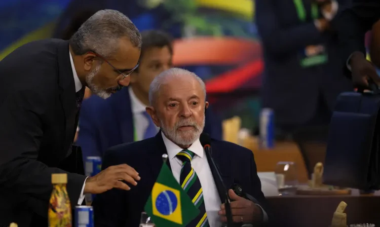 Rio de Janeiro (RJ), 18/11/2024 – O presidente do Brasil, Luiz Inácio Lula da Silva durante lançamento da Aliança Global Contra a Fome e a Pobreza, no G20, na zona central da capital fluminense. Foto: Tomaz Silva/Agência Brasil