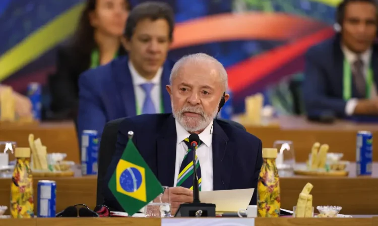 Rio de Janeiro (RJ), 18/11/2024 – O presidente do Brasil, Luiz Inácio Lula da Silva durante lançamento da Aliança Global Contra a Fome e a Pobreza, no G20, na zona central da capital fluminense. Foto: Tomaz Silva/Agência Brasil