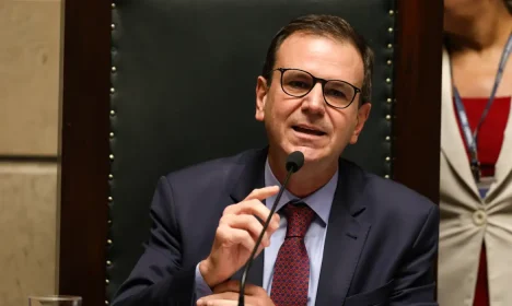 toms0787 Rio de Janeiro (RJ), 01/01/2025 - O prefeito do Rio de Janeiro, Eduardo Paes durante cerimônia de posse no Palácio Pedro Ernesto, no centro da capital fluminense. Foto: Tomaz Silva/Agência Brasil