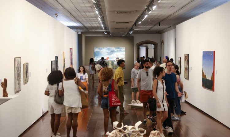 Rio de Janeiro (RJ), 28/03/2026 – Abertura da exposição Constelações – 40 anos do Paço Imperial, no centro do Rio de Janeiro. Foto: Tomaz Silva/Agência Brasil