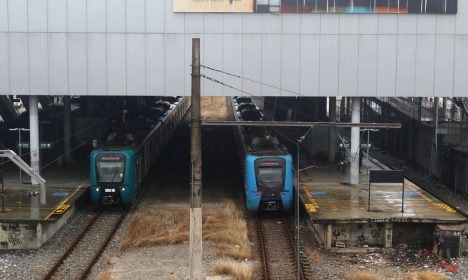 Rio de Janeiro (RJ), 28/04/2023 - Estação São Cristóvão da Supervia. Controladora da Supervia desiste da gestão do sistema de trens metropolitanos do Rio de Janeiro. Foto: Tânia Rêgo/Agência Brasil