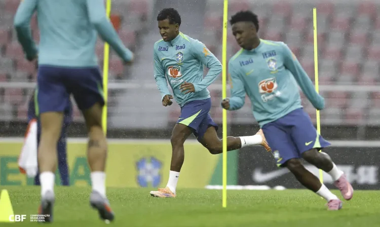 Primeiro treino seleção brasileira masculina na Coreia do Sul - data fifa out/2025