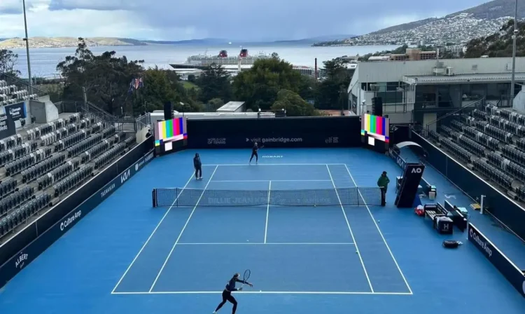 seleção feminina de tênis - primeiro treino - playoffs da Billie Jean King Cup 2025