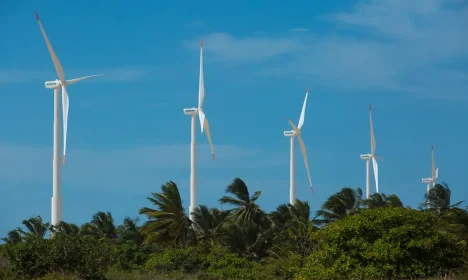 Usina de Energia Eólica (UEE) em Icaraí, no Ceará (CE)