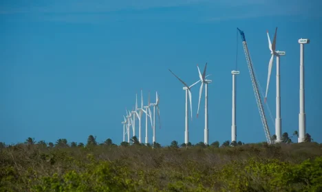 Usina de Energia Eólica (UEE) em Icaraí, no Ceará (CE)