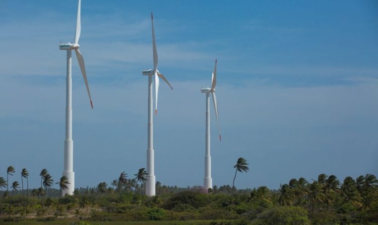 Usina de Energia Eólica (UEE) em Icaraí, no Ceará (CE)