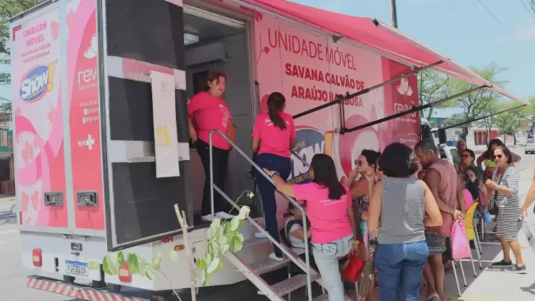 Unidade Móvel estará no Bairro Nordeste. para exames de mamografia. Foto: Reprodução.