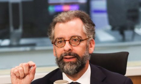 vac_abr3011235537 Brasília, (DF) – 30/11/2023 - Embaixador de Assuntos Econômicos e Financeiros do Ministério das Relações Exteriores, Maurício Carvalho Lyrio, participa do programa A Voz do Brasil. Foto Valter Campanato/Agência Brasil.