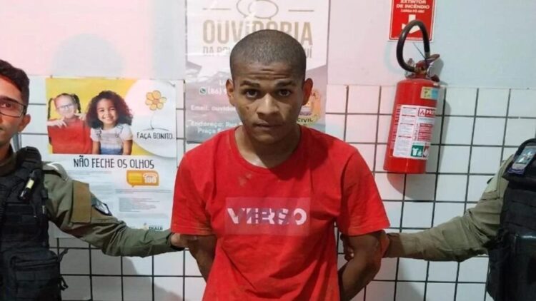 Suspeito Victor Gabriel foi flagrado saindo da casa da mãe no dia do crime / Foto: Polícia do Piauí