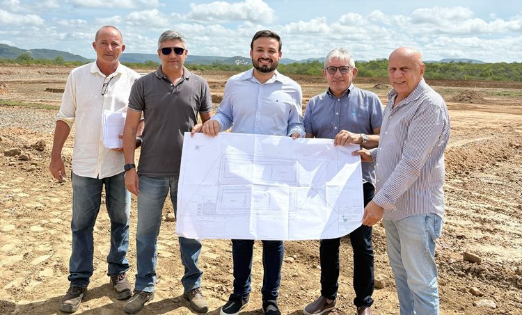 Visita ao canteiro de obra do Aterro Sanitário de Caicó
