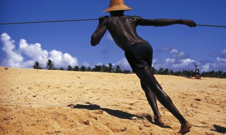 Praia de Caravelas, Bahia, 1991. Foto de Walter Firmo / Acervo IMS