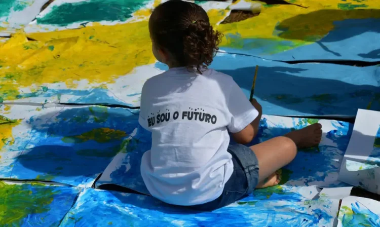 Brasília (DF), 28/09/2024 - Criança em creche. Foto: Wilson Dias/Agência Brasil