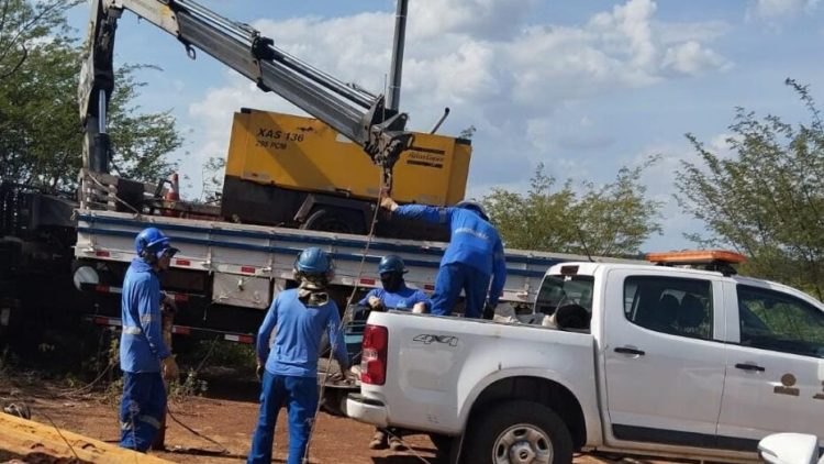 Poços passam por limpeza em Caraúbas - Foto: Caern