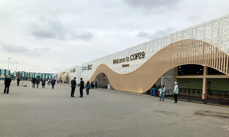 Azerbaijão, 11/11/2024 - Estádio Olímpico de Baku, sede da COP29. Foto: Fabíola Sinimbú/Agência Brasil