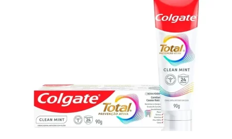 Brasília (DF), 30/04/2025 - Creme dental Colgate Total Clean Mint. Foto: Colgate/Divulgação