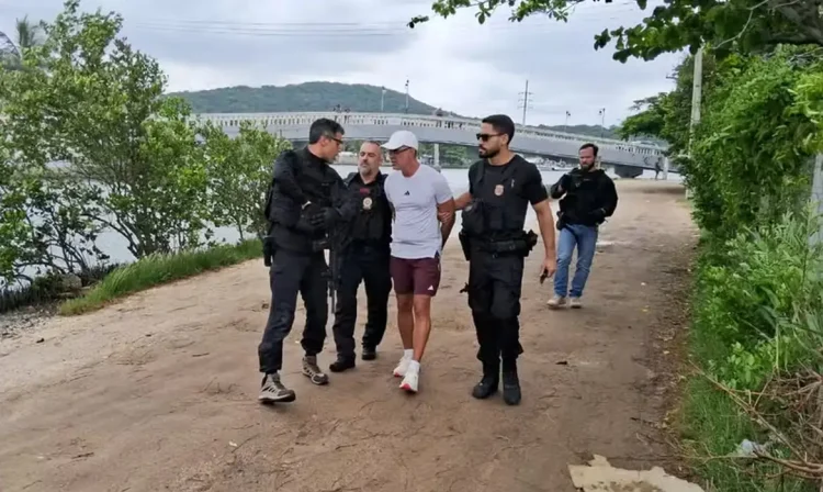 26/02/2026 - Bicheiro Adilsinho é preso em Cabo Frio, no Rio de Janeiro. Foto: Polícia Civil RJ/Divulgação