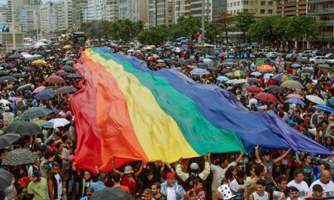 Rio de Janeiro (RJ) 27/06/2024 -  Orgulho LGBT
Foto: Acervo Grupo Arco-Íris/Divulgação